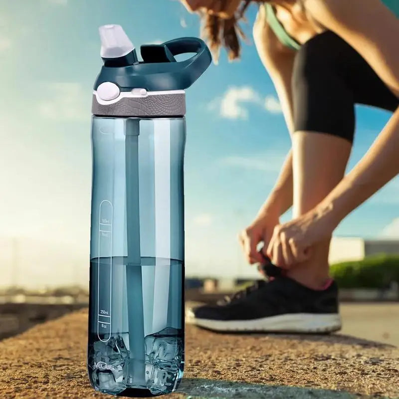 Motivational Water Bottle Reusable Sport Bottle Flask Drinkware Hydration Carrier for Gym hiking water Bottle Accessories