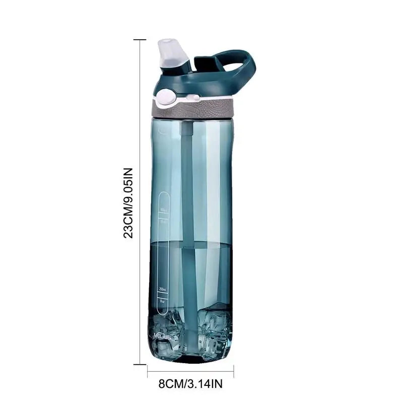 Motivational Water Bottle Reusable Sport Bottle Flask Drinkware Hydration Carrier for Gym hiking water Bottle Accessories