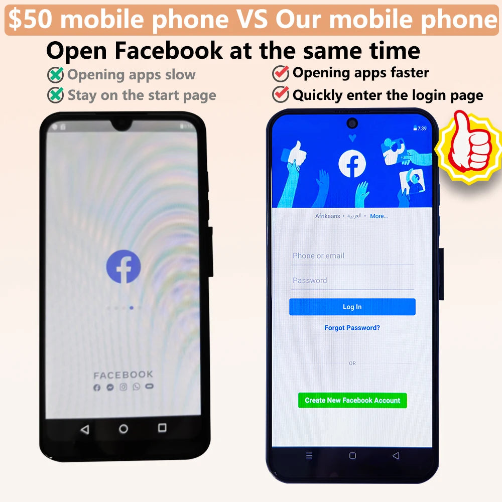 New S24 Ultra+ Smart Phone 5G Original Android 7.3 Inch HD Full Screen Face ID 22GB+2TB Mobile Phones Global Version 4G 5G Cell