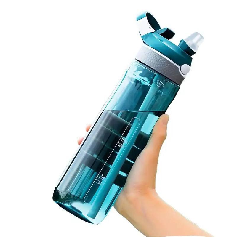 Motivational Water Bottle Reusable Sport Bottle Flask Drinkware Hydration Carrier for Gym hiking water Bottle Accessories