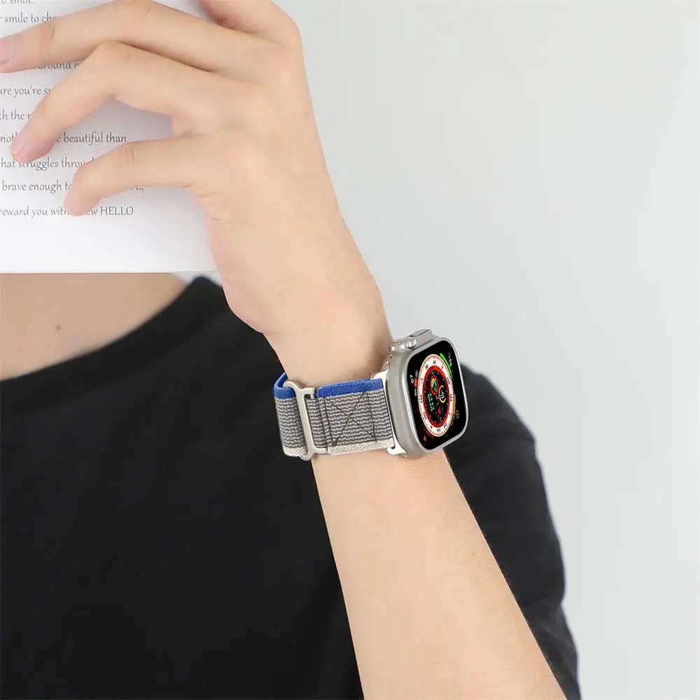 Suitable for Apple Watch UltrawatchS8/7/6/5APPLEWATCH facelifted Wild Path strap new product